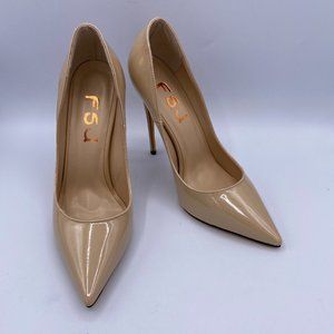 FSJ Formal Pointed Toe Pumps High Heel Stilettos